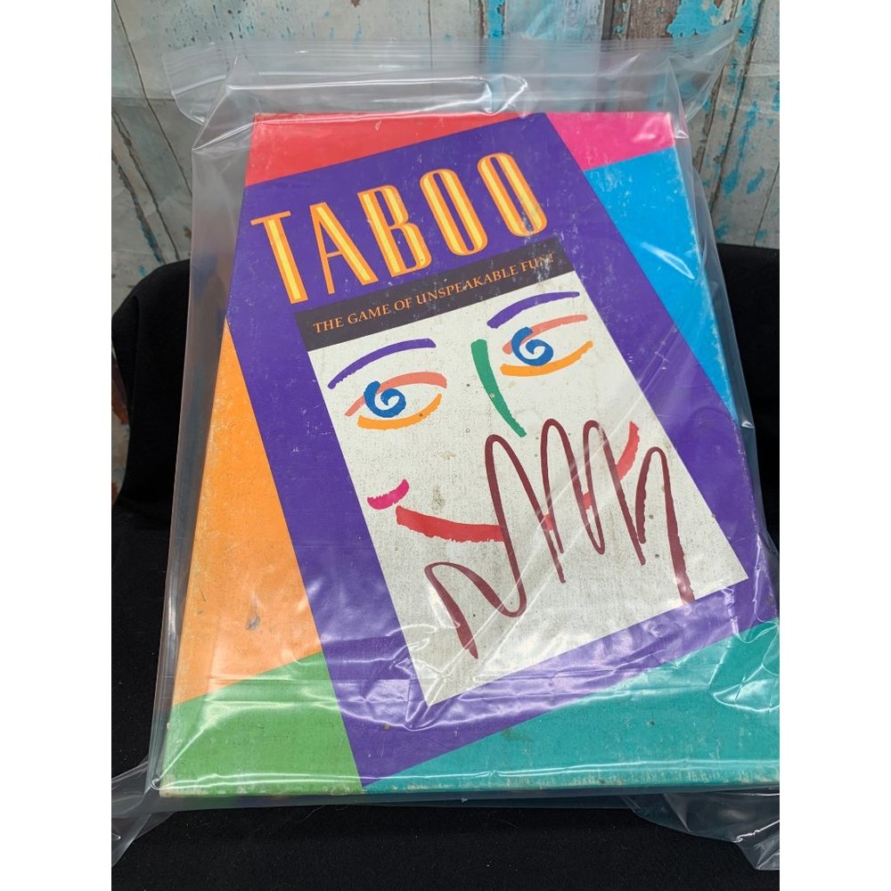 Taboo Vintage Card Game, 1989 Milton Bradley Game